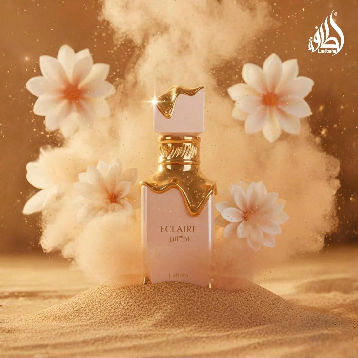 Lattafa Eclaire – Vanilla, Caramel, Sweet, Floral – Long-Lasting Fragrance For Women (10–12 Hours), 3.40 Oz/ 100 Ml