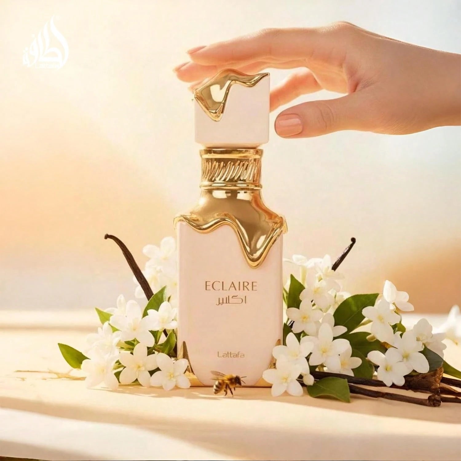 Lattafa Eclaire – Vanilla, Caramel, Sweet, Floral – Long-Lasting Fragrance For Women (10–12 Hours), 3.40 Oz/ 100 Ml