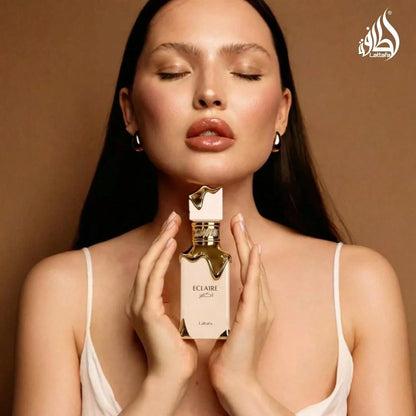 Lattafa Eclaire – Vanilla, Caramel, Sweet, Floral – Long-Lasting Fragrance For Women (10–12 Hours), 3.40 Oz/ 100 Ml