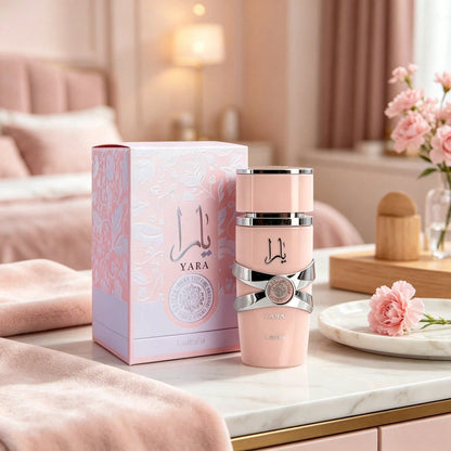 Lattafa Yara – Vanilla, Gourmand, Fruity, And Floral – Long-Lasting Fragrance For Women (10–12 Hours), 3.40 Oz/ 100 Ml; Suitable For All Occasions-Perfect For Birthdays, Parties, And Holidays, Whethe