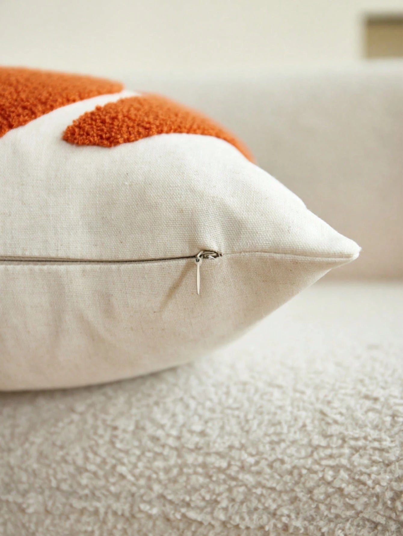 LCUHPCL 1pc 3D Embroidered Pumpkin Linen Pillowcase, Autumn/Winter Home Decor Suitable For Living Room, Bedroom, Party And Various Environments
