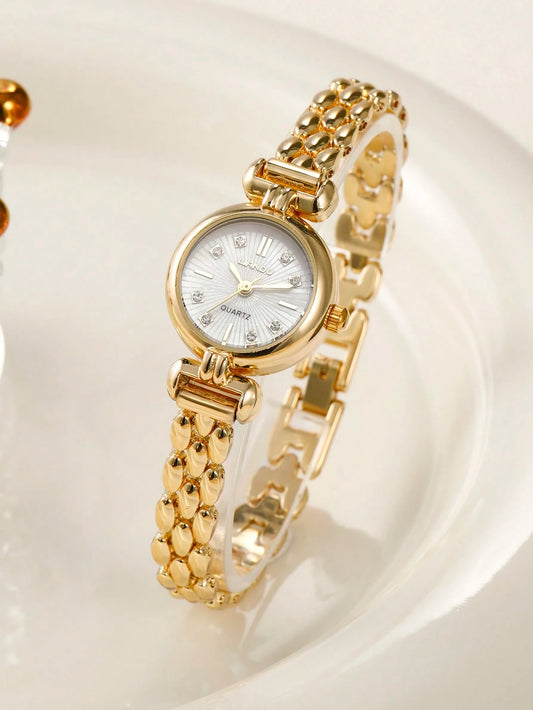 LIANDU LIANDU Women's Fashion Wrist Watch, Creative Multifunctional Compact Elegant Quartz Watch, Suitable For Daily Wear, Birthday Gift, Back To School, Thanksgiving, Romantic Occasions, Perfect Gift