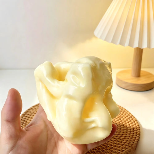 Light Yellow Cheese Coconut Oil Cream Cheese Squishy, Soft Dough Texture, Cream Filling, Silent Squeeze Stress Relief Toy, Suitable For Office Desk Focus And Mindfulness Break, Popular Adult Sensory G
