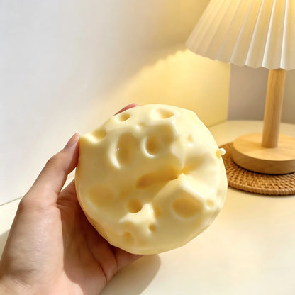 Light Yellow Cheese Coconut Oil Cream Cheese Squishy, Soft Dough Texture, Cream Filling, Silent Squeeze Stress Relief Toy, Suitable For Office Desk Focus And Mindfulness Break, Popular Adult Sensory G