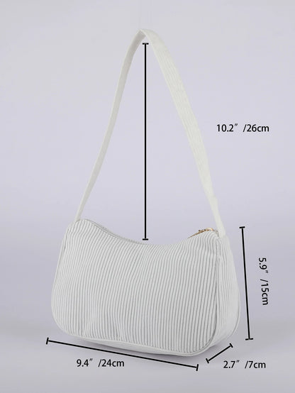Lightweight,Business Casual Corduroy Minimalist Bag For Teen Girls Women College Students,Rookies & White-Collar Workers Perfect For Office,College,Work,Business,Commute,Outdoors, Travel, Outings, Pe