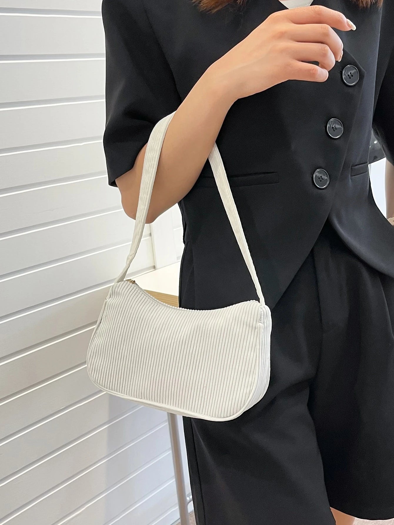 Lightweight,Business Casual Corduroy Minimalist Bag For Teen Girls Women College Students,Rookies & White-Collar Workers Perfect For Office,College,Work,Business,Commute,Outdoors, Travel, Outings, Pe