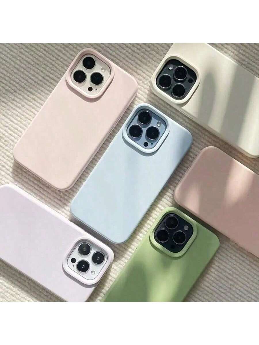 Liquid Silicone Phone Case- Purple Lilac, Anti-Yellowing & Soft Protective, Compatible With IPhone, Waterproof, Shockproof, Anti-Fall, Anti-Scratch