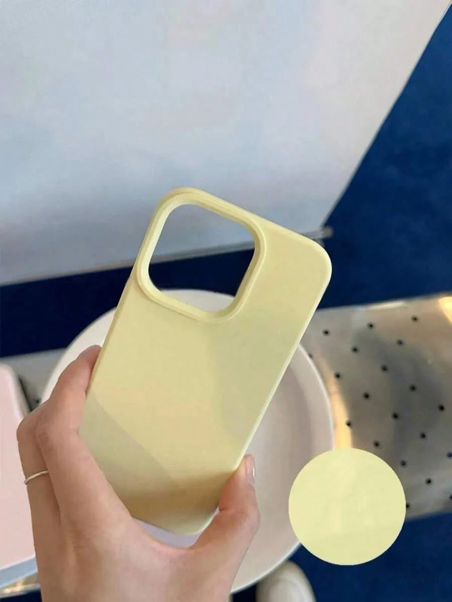 Liquid Silicone Phone Case- Purple Lilac, Anti-Yellowing & Soft Protective, Compatible With IPhone, Waterproof, Shockproof, Anti-Fall, Anti-Scratch