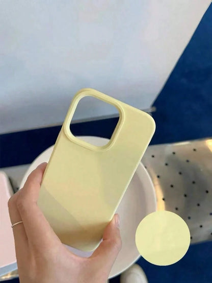 Liquid Silicone Phone Case- Purple Lilac, Anti-Yellowing & Soft Protective, Compatible With IPhone, Waterproof, Shockproof, Anti-Fall, Anti-Scratch