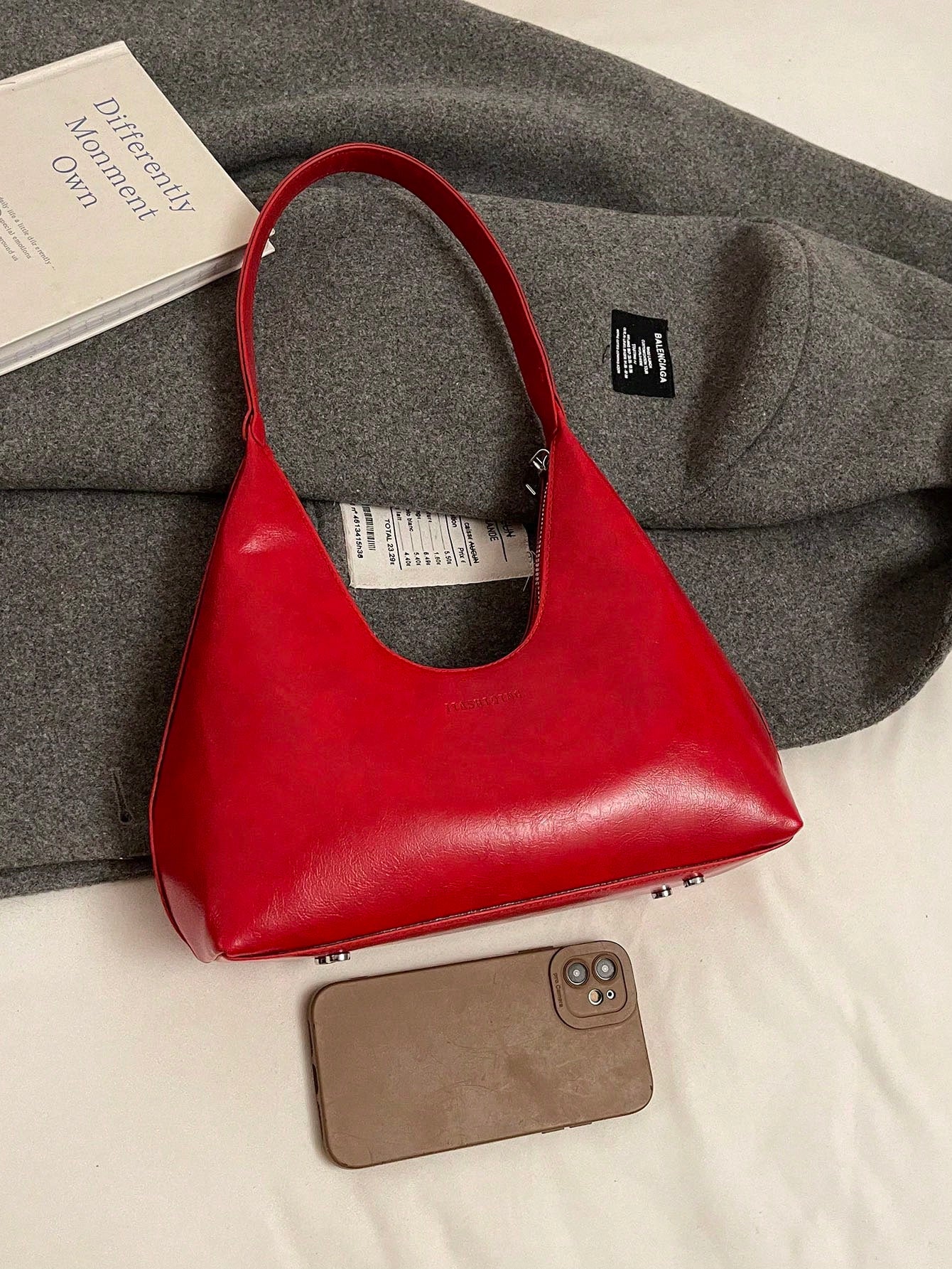 Livesso Lightweight, French Niche Fashion Retro Crescent Moon Dumpling Bag For Women, 2025 New Style Handbag With A Sense Of Luxury, Underarm Shoulder Bag, Suitable For Adolescent Girls, College Stude