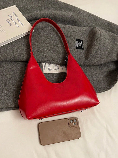 Livesso Lightweight, French Niche Fashion Retro Crescent Moon Dumpling Bag For Women, 2025 New Style Handbag With A Sense Of Luxury, Underarm Shoulder Bag, Suitable For Adolescent Girls, College Stude