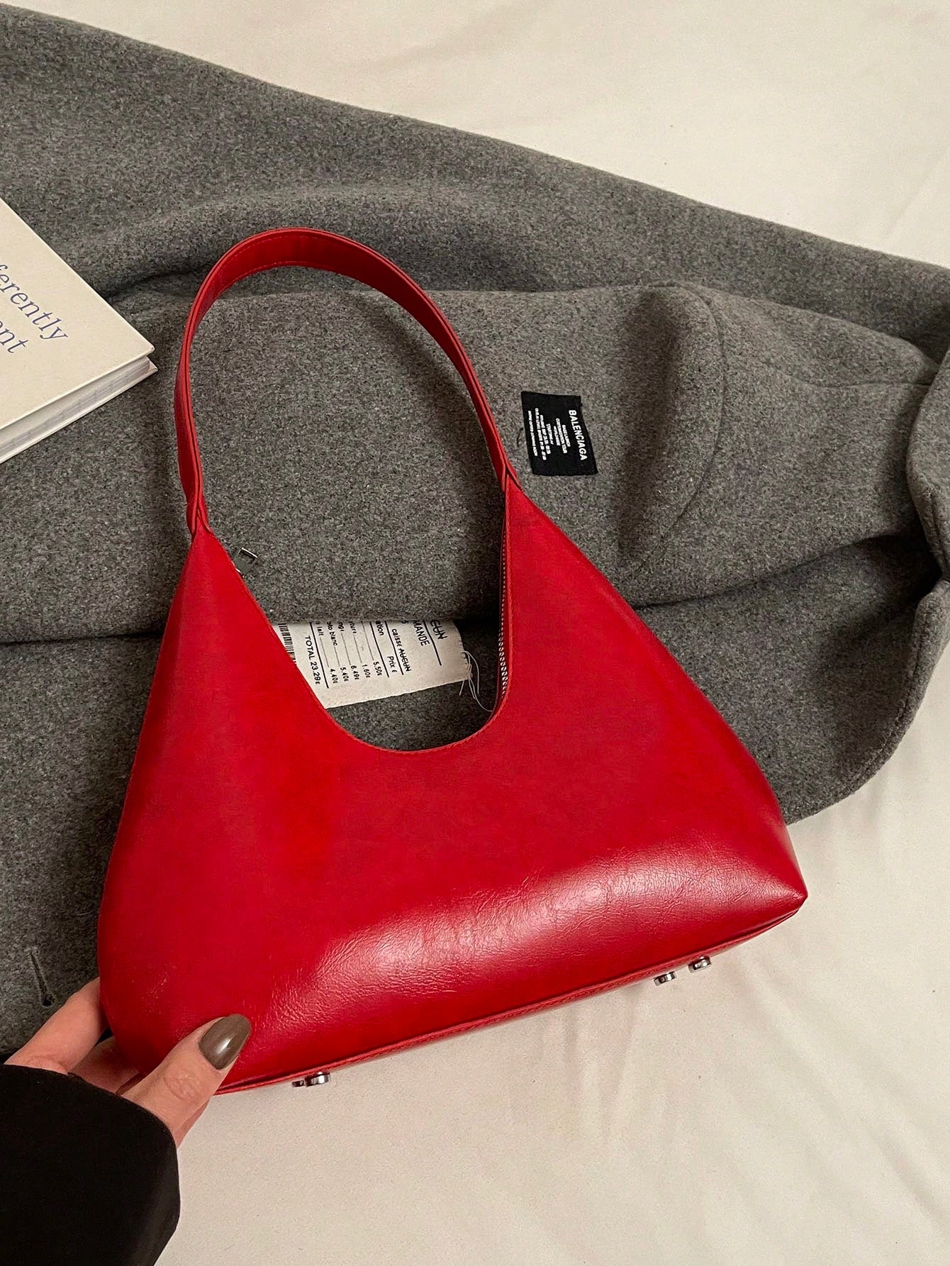 Livesso Lightweight, French Niche Fashion Retro Crescent Moon Dumpling Bag For Women, 2025 New Style Handbag With A Sense Of Luxury, Underarm Shoulder Bag, Suitable For Adolescent Girls, College Stude