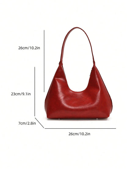 Livesso Lightweight, French Niche Fashion Retro Crescent Moon Dumpling Bag For Women, 2025 New Style Handbag With A Sense Of Luxury, Underarm Shoulder Bag, Suitable For Adolescent Girls, College Stude
