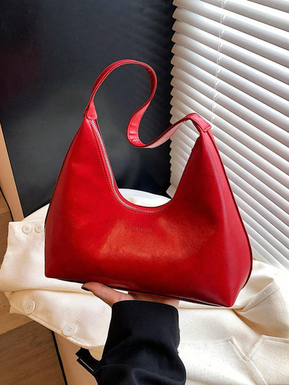 Livesso Lightweight, French Niche Fashion Retro Crescent Moon Dumpling Bag For Women, 2025 New Style Handbag With A Sense Of Luxury, Underarm Shoulder Bag, Suitable For Adolescent Girls, College Stude