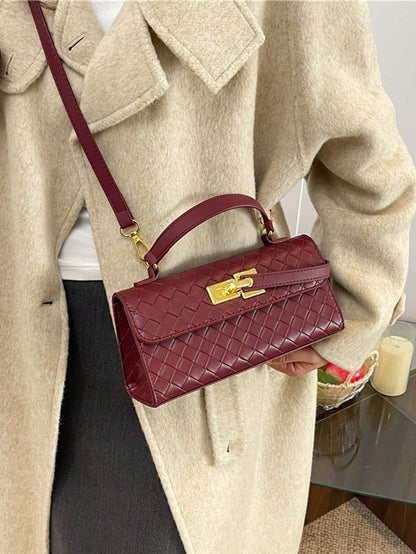 Livesso New Crossborder Spanish Style Women Flap Shoulder Bag, Commuter Fashion Versatile Minimalist Underarm Handbag, Faux Leather (Excluding Gift Bag)