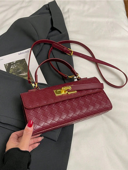 Livesso New Crossborder Spanish Style Women Flap Shoulder Bag, Commuter Fashion Versatile Minimalist Underarm Handbag, Faux Leather (Excluding Gift Bag)