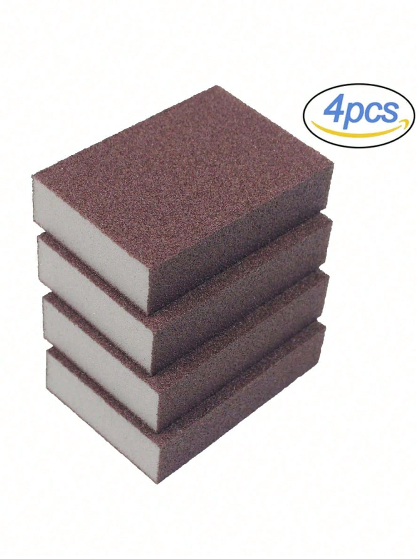 Magic Sponge Scouring Block, Abrasive Rust Removal Cleaning Brush, Descaling Cleaning Pad, For Kitchen, Bathroom, Home, Household