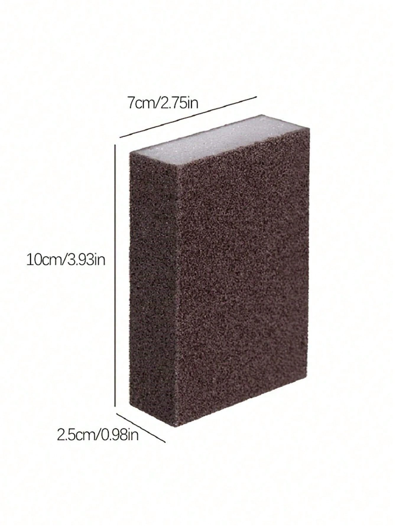 Magic Sponge Scouring Block, Abrasive Rust Removal Cleaning Brush, Descaling Cleaning Pad, For Kitchen, Bathroom, Home, Household