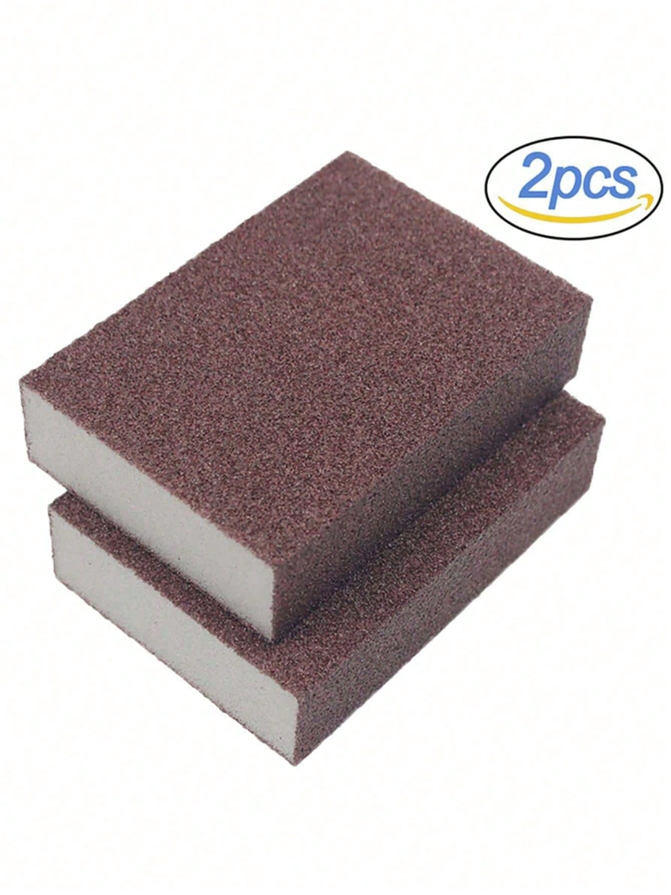 Magic Sponge Scouring Block, Abrasive Rust Removal Cleaning Brush, Descaling Cleaning Pad, For Kitchen, Bathroom, Home, Household