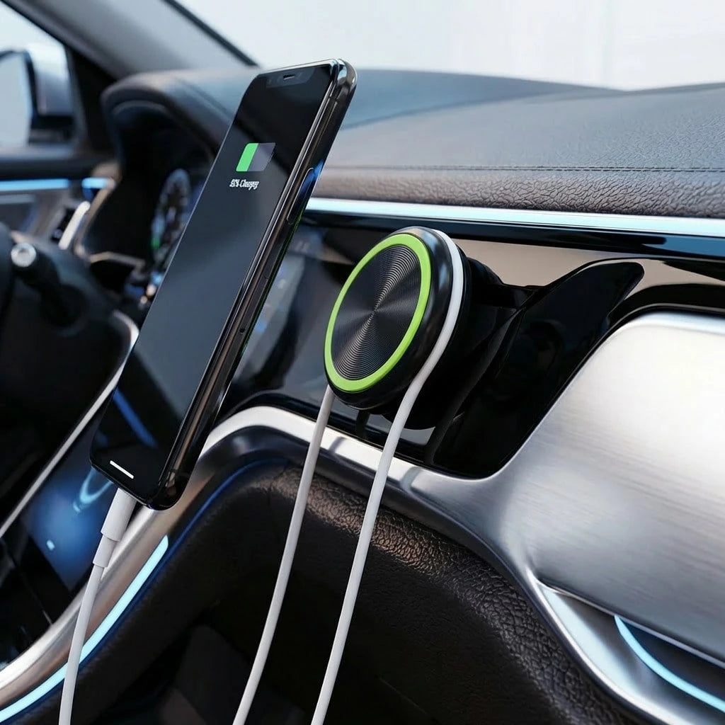 Magnetic Phone Holder For Car Dashboard, Strong Magnet Stable No Shaking, One-Handed Operation, Suitable For Navigation & Video Calls