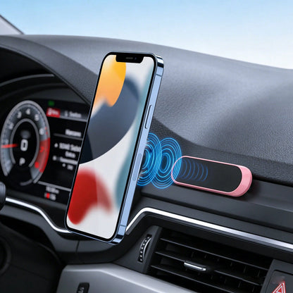Magnetic Phone Holder, Universal For Multiple Scenarios, No Drilling Required, Suitable For Car, Bedroom, Kitchen, Office Desk Storage And Fixation