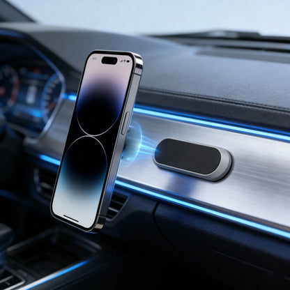 Magnetic Phone Holder, Universal For Multiple Scenarios, No Drilling Required, Suitable For Car, Bedroom, Kitchen, Office Desk Storage And Fixation