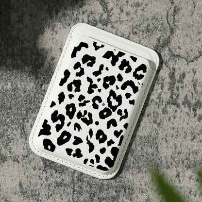 Magnetic PU Leather Card Bag Personality Pattern Cartoon Text Cute Mini Wallet For Magnetic Artificial Leather Wallet Phone Case For Iphone 16 Pro Max, 15/14 PLUS, 13/12/11 Pro Galaxy S25 Edge S24F
