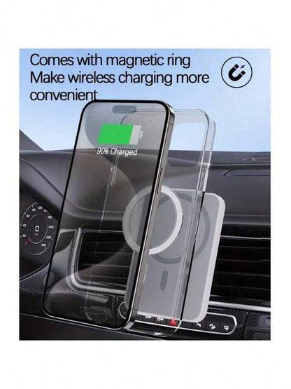 MagSafe Car Phone Holder- Air Vent Mount, Magnetic Phone Holder Compatible With IPhone 17, 16, 15 Series, 14 Series, Pixel 10 Etc.
