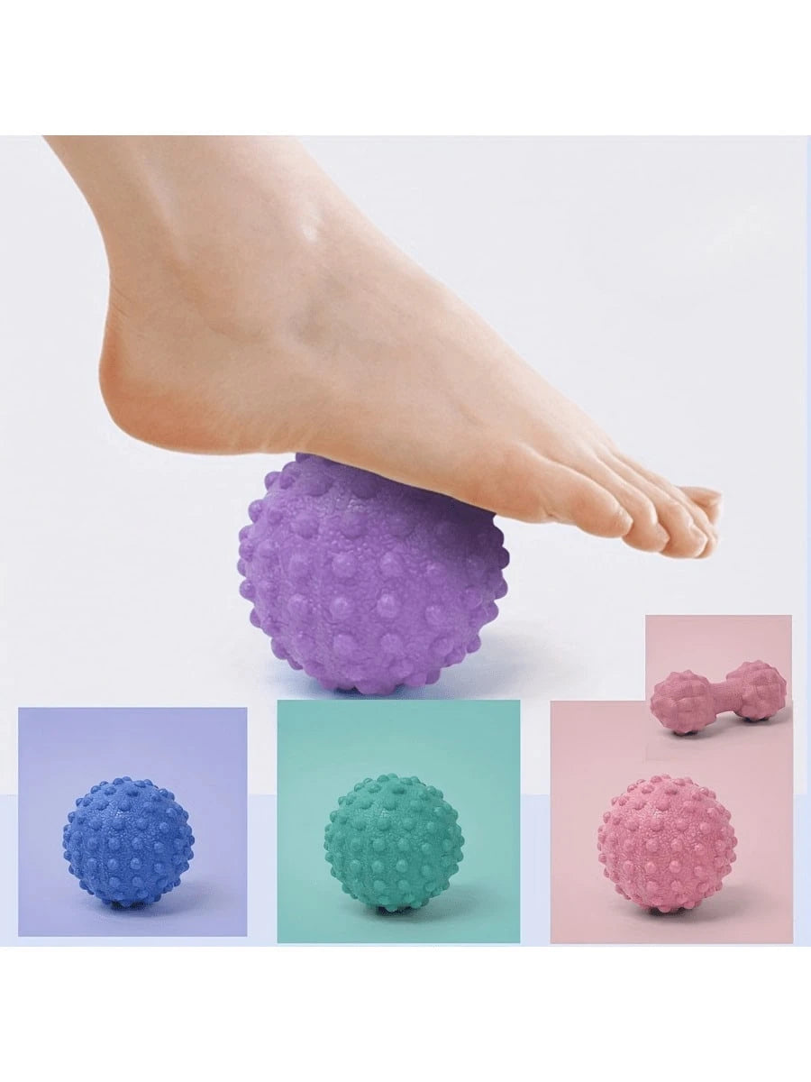 Massage Ball Foot Massager, Body Fascia Muscle Relaxation Leg & Hand Massage Roller, Yoga Fitness Healthcare Tool
