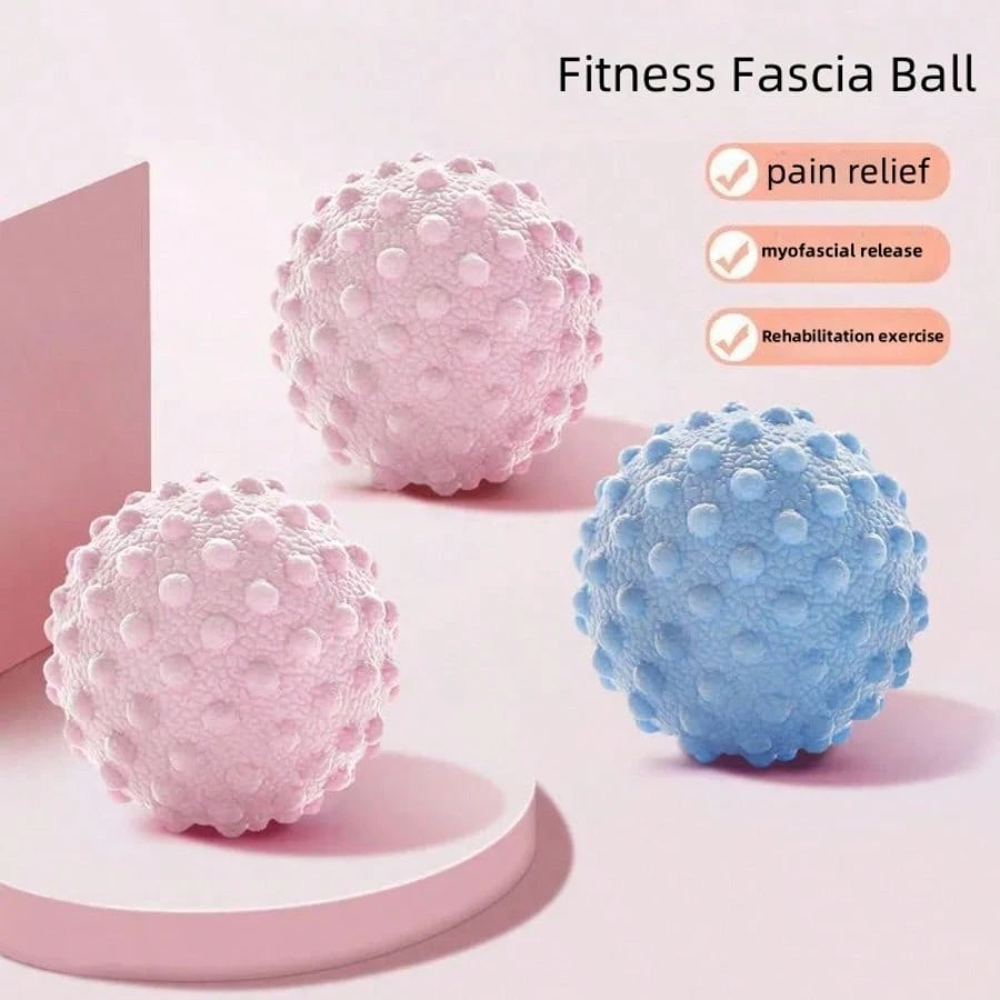 Massage Ball Foot Massager, Body Fascia Muscle Relaxation Leg & Hand Massage Roller, Yoga Fitness Healthcare Tool