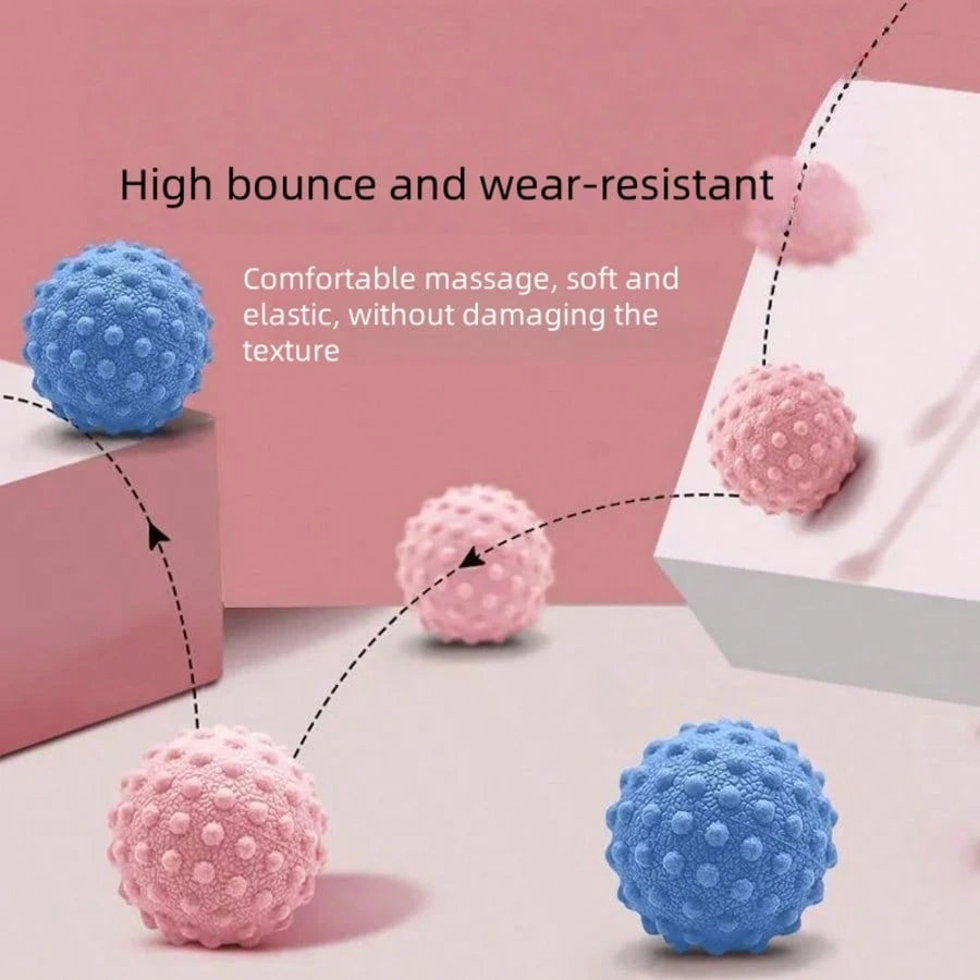 Massage Ball Foot Massager, Body Fascia Muscle Relaxation Leg & Hand Massage Roller, Yoga Fitness Healthcare Tool