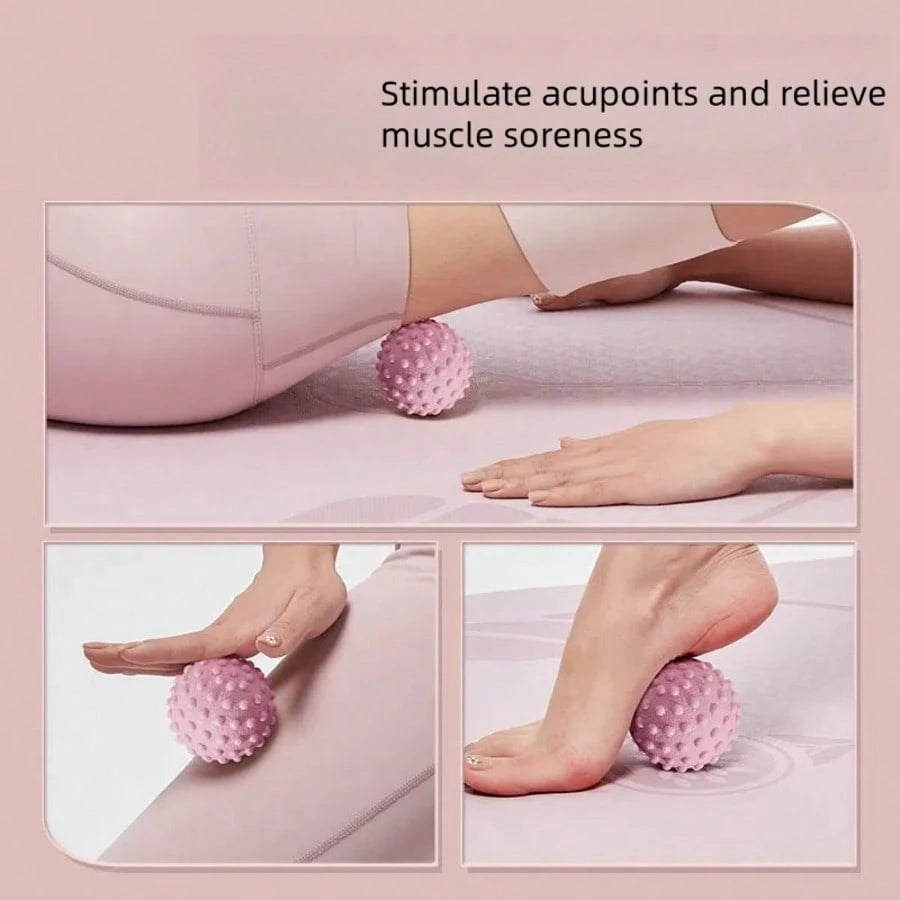 Massage Ball Foot Massager, Body Fascia Muscle Relaxation Leg & Hand Massage Roller, Yoga Fitness Healthcare Tool