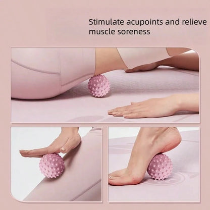 Massage Ball Foot Massager, Body Fascia Muscle Relaxation Leg & Hand Massage Roller, Yoga Fitness Healthcare Tool