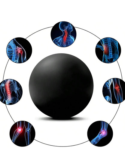 Massage Lacrosse Ball, Suitable For Muscle Soreness, Shoulders, Neck, Back, Feet, Body, Deep Tissue, Trigger Points, Muscle Knots, Yoga And Myofascial Release