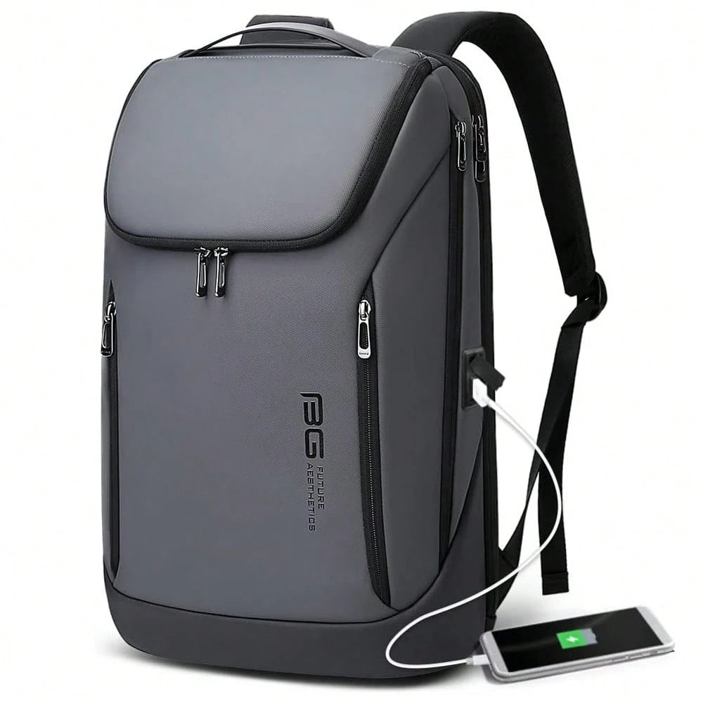 Men's Business Travel Laptop Backpack, Compatible With 15.6-Inch Laptops, Simple, Lightweight, Slim And Versatile Casual Backpack.