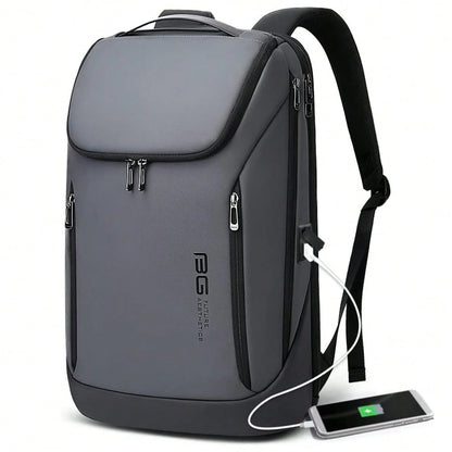 Men's Business Travel Laptop Backpack, Compatible With 15.6-Inch Laptops, Simple, Lightweight, Slim And Versatile Casual Backpack.