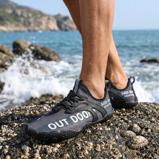 Mens Water Shoes Non-Slip Quick Dry Beach Wading Swimming Shoes Lightweight OutdoorTrekking Shoes For Holiday Sport Sneakers