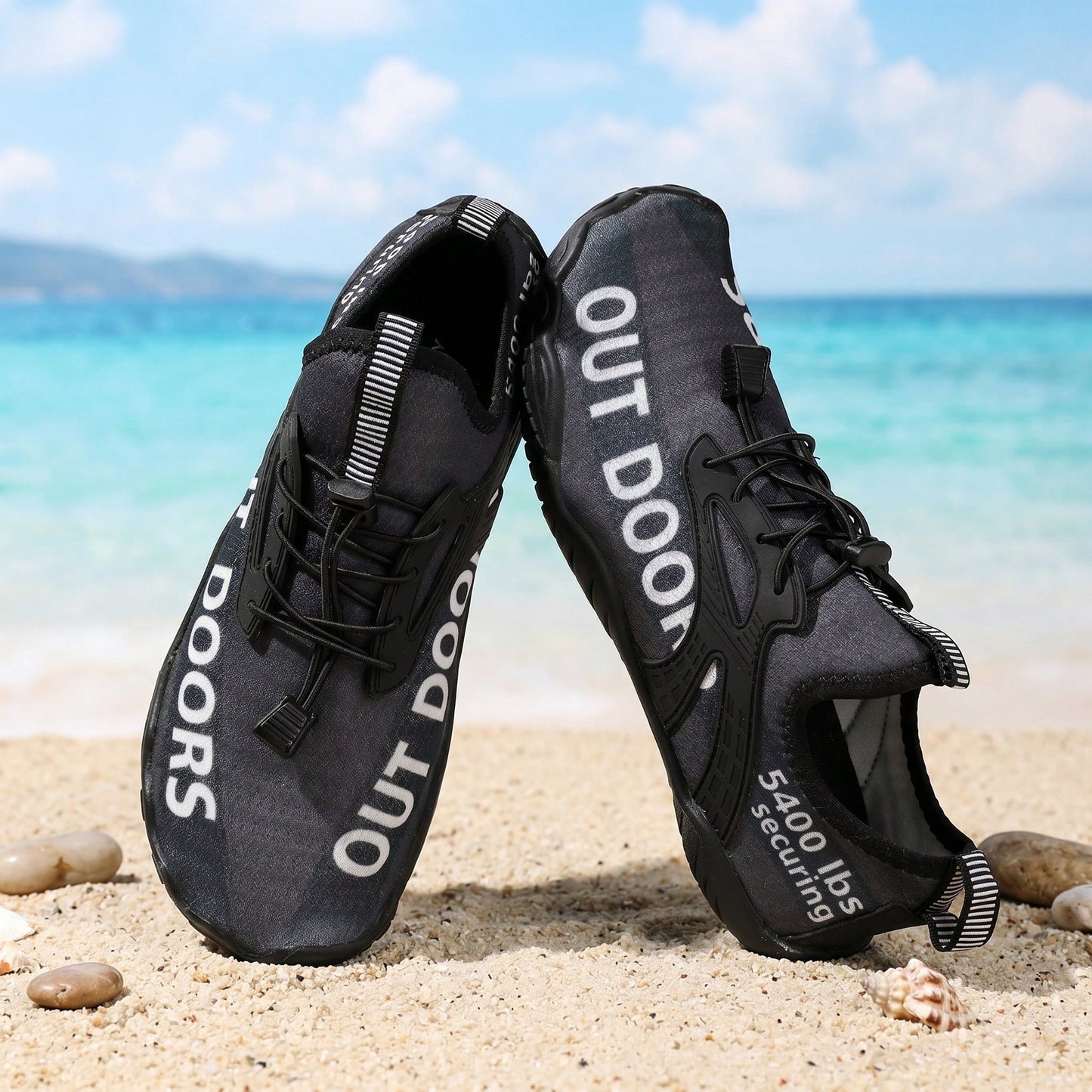 Mens Water Shoes Non-Slip Quick Dry Beach Wading Swimming Shoes Lightweight OutdoorTrekking Shoes For Holiday Sport Sneakers
