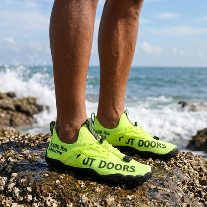 Mens Water Shoes Non-Slip Quick Dry Beach Wading Swimming Shoes Lightweight OutdoorTrekking Shoes For Holiday Sport Sneakers