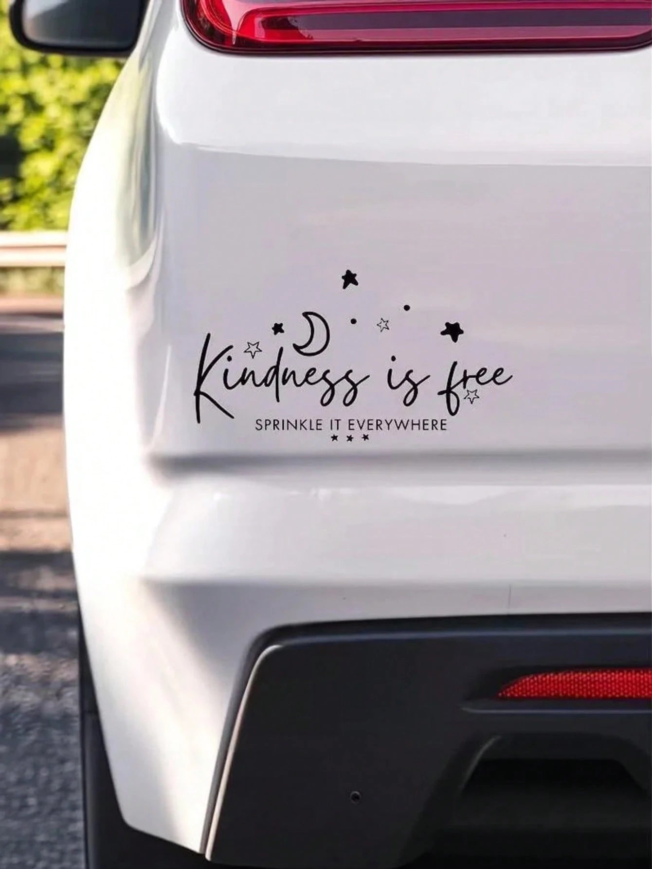 Mercy Surrounds Kindness- Waterproof Vinyl Decals, Matte Finish, Easy Apply For Plastic Surfaces