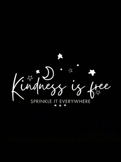 Mercy Surrounds Kindness- Waterproof Vinyl Decals, Matte Finish, Easy Apply For Plastic Surfaces