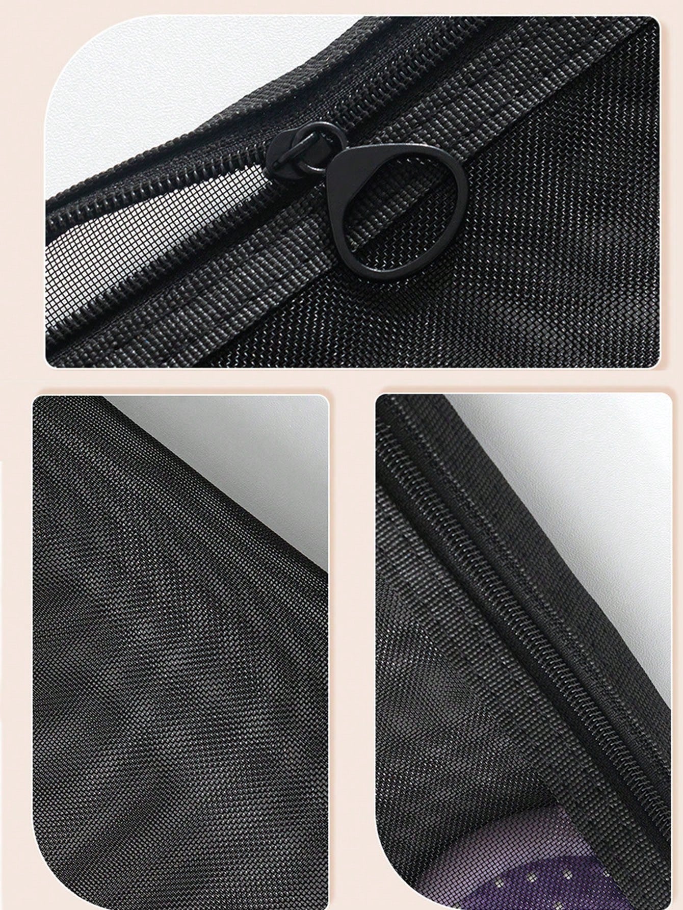 Mesh Makeup Bag With Data Cable Pattern, Charging Letter Design, Red Padded Portable Storage Bag, Can Hold Data Cables, Chargers, Makeup, Skincare, Travel Essentials, Dorm Supplies, Wedding Bride Gift