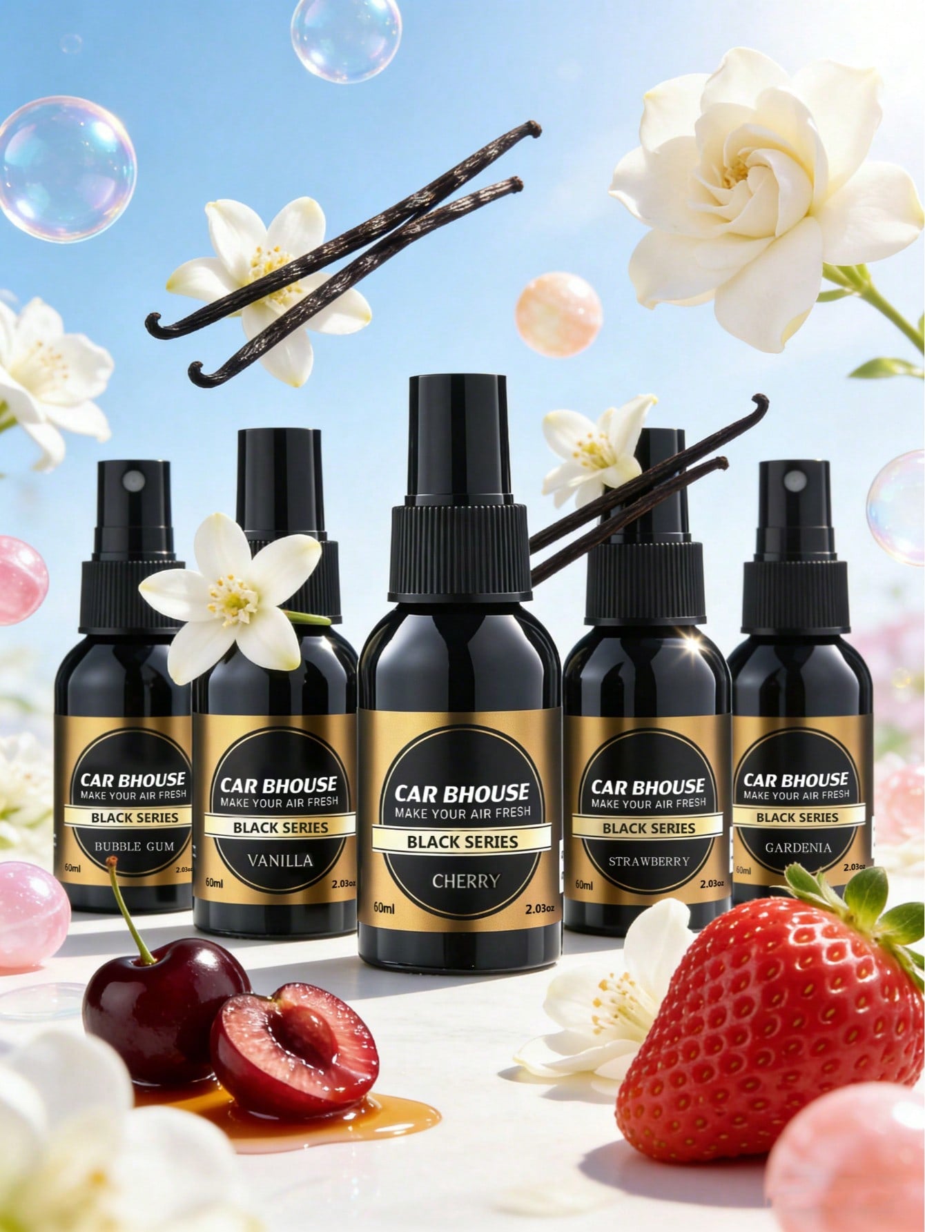 Mini Car Diffuser Gift Set, Long-Lasting Air Freshener, Car Deodorizer Diffuser, 2-In-1 Car Humidifier And Air Freshener, Cute Car Accessories For Women, Fashionable Car Decor, Suitable For Car, Home
