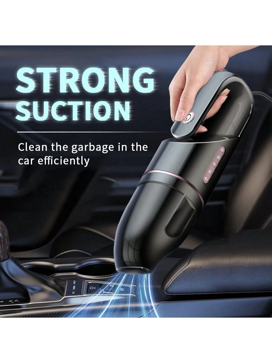 Mini Car Vacuum Cleaner- Powerful Suction, High Performance, Compact & Efficient, 12V Power- Easily Clean Every Crevice And Groove Of Car Interior