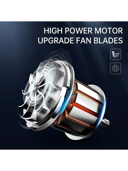Mini Car Vacuum Cleaner- Powerful Suction, High Performance, Compact & Efficient, 12V Power- Easily Clean Every Crevice And Groove Of Car Interior
