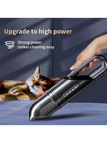 Mini Car Vacuum Cleaner- Powerful Suction, High Performance, Compact & Efficient, 12V Power- Easily Clean Every Crevice And Groove Of Car Interior