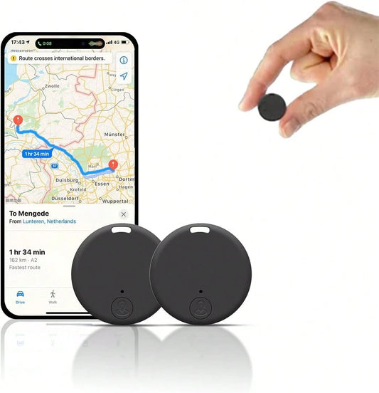 Mini GPS Tracker, 1 Count Car GPS Tracker With Weatherproof Magnetic Case, Batteries Powered Hidden Car Tracking Device