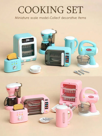 Miniature Appliances, Camping Tableware Set, Decorative Collectibles, Dessert Table Accessories, Activity Display Props, Realistic Model, Game Accessories, Roleplay Set