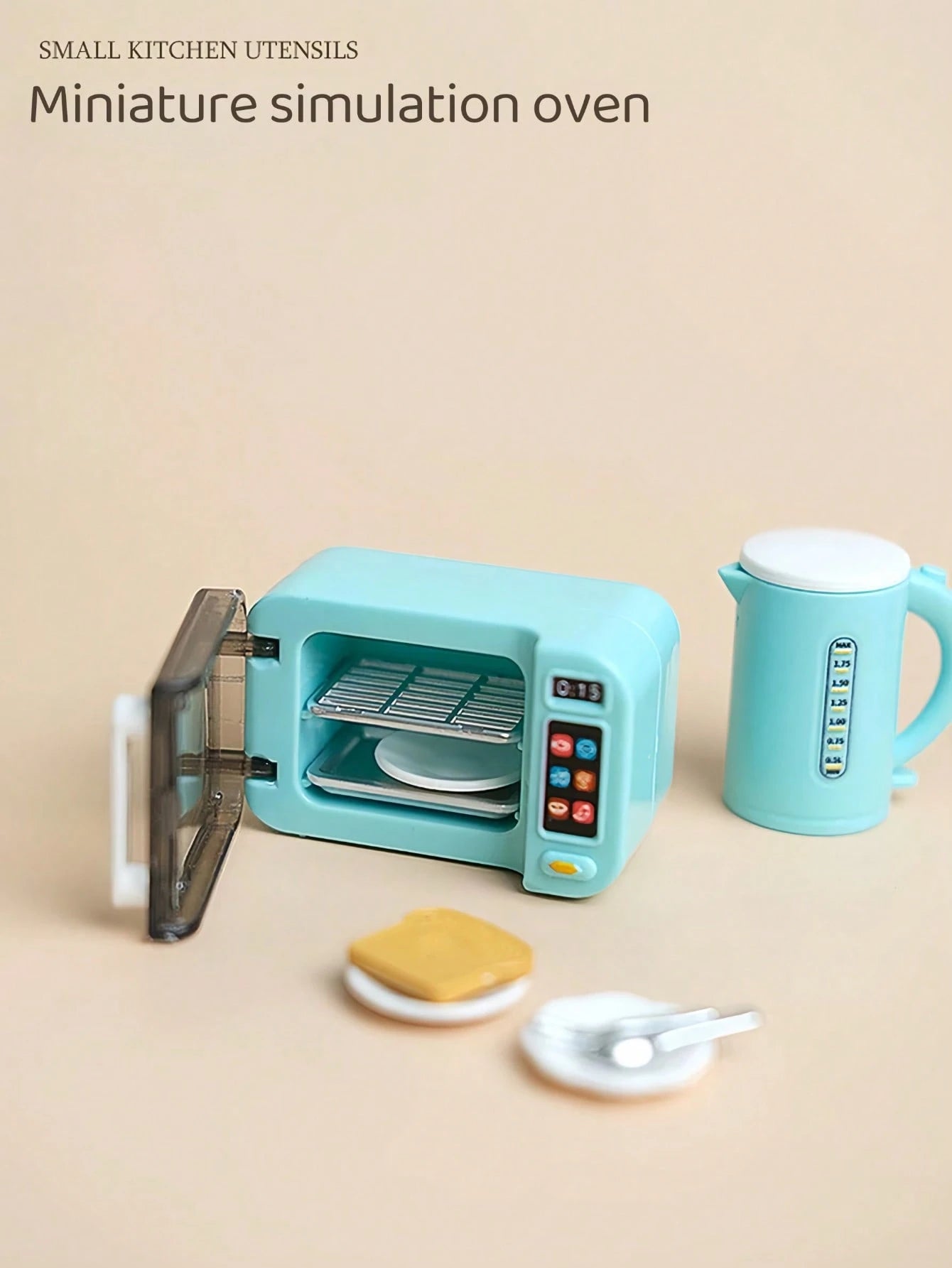 Miniature Appliances, Camping Tableware Set, Decorative Collectibles, Dessert Table Accessories, Activity Display Props, Realistic Model, Game Accessories, Roleplay Set
