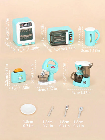 Miniature Appliances, Camping Tableware Set, Decorative Collectibles, Dessert Table Accessories, Activity Display Props, Realistic Model, Game Accessories, Roleplay Set